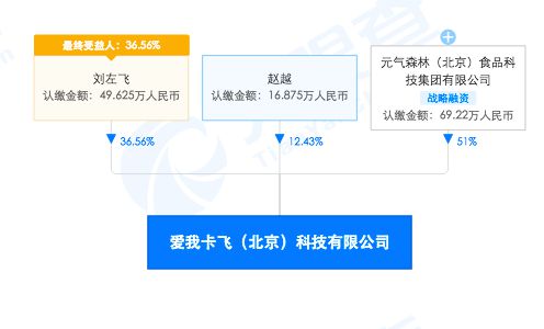 元氣森林加碼布局 入股觀云白酒后，再成愛我卡飛最大股東，深耕數據處理服務